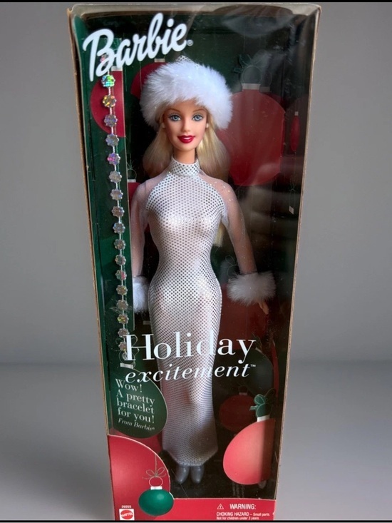Mattel Other - Holiday Excitement Barbie Doll - Mattel 2001 - NIB - Box In Great Condition